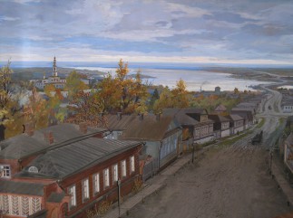The city of Simbirsk in the 1870ies