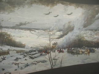 Counterattack of the Soviet troops near Moscow in December 1941