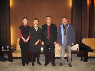 Meeting of IPC President Sara Velas with the Director of LuXun Academy Prof. Wei Ershen
