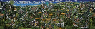 Entire panoramatic painting