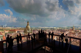 Dresden Panorama, © asisi, Tom Schulze
