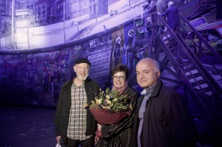 Helmut Kapczynski, Colleen Neff and Yadegar Asisi, photo David Oliveira © asisi
