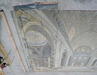 The interiors of St. Peter's Basilica